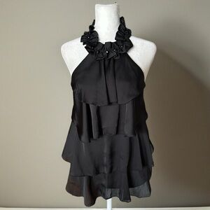 Ruffle Halter Top